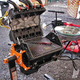 Illustration for article titled Small Block Chevy Grill Burns Meat, Not Mustangs
